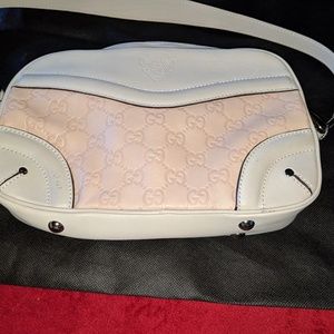 Vintage Gucci Crest Shoulder Bag